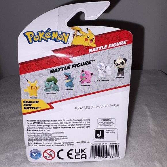 Pokemon Battle Figure Alolan Vulpix NIB - Picture 5 of 5